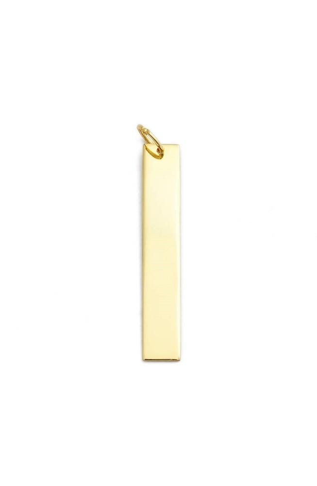 ARGENTO VIVO Womens Gold Rectangular Bar Charm jewelry 135524