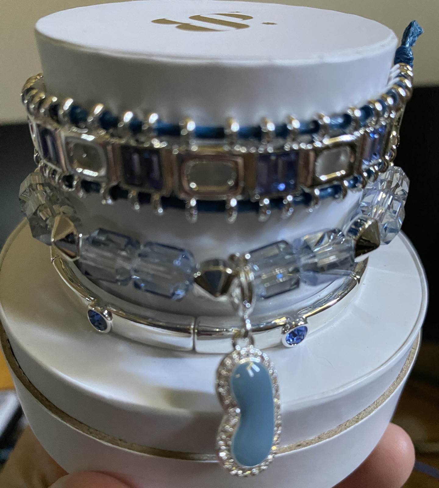 Bomb Party Spring Stacks 2026 Dream Mode Activated Sleep mask bracelet silver bp gallery