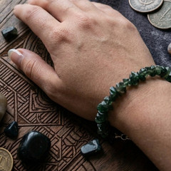 Emarald Uncut Shape Faceted Handmade Jewelry Bracelet 7-9″