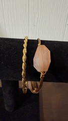 Bourbon and Boweties Rectangle Stone Bangle Bracelet + bracelet free