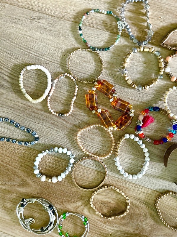Lot Of 42 Bracelets Free Shipping Lots Of Nice Beads Copper All Good gallery