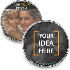 Custom Photo Snap Jewelry Handmade 18MM Ginger Charm Personalized Picture Button