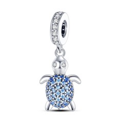 Summer Turtle Starfish DIY Charm CZ 925 Sterling Silver For Beacelet Necklace