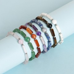 Natural Healing Stone Bracelet 8mm Beads Chakra Crystal Energy Charm Bracelet