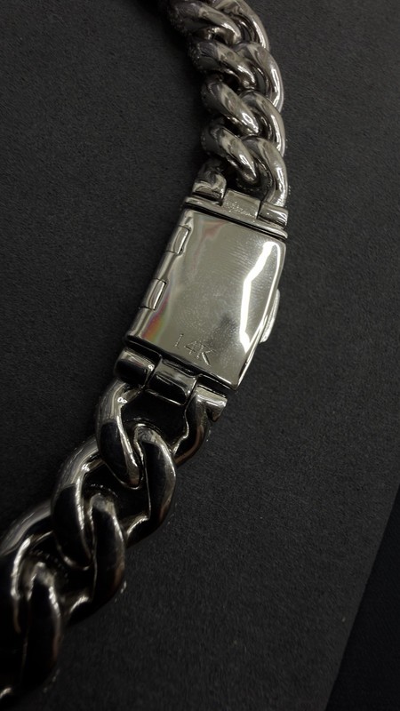 14MM Moissanite Cuban Chain VVS1 Pave Upside Down Setting S925 Silver Hot Sale gallery