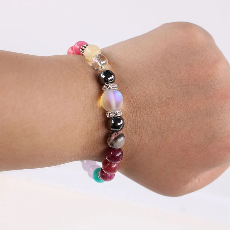 Empath Protection Against Negativity Garnet Bracelet Memorial Gifts for Women gallery
