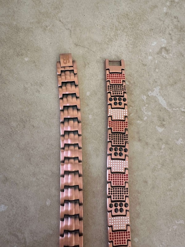 Rare Solid Copper Magnetic Bracelet 591 Elemen Arthritis Pain Balance Energy Joy gallery