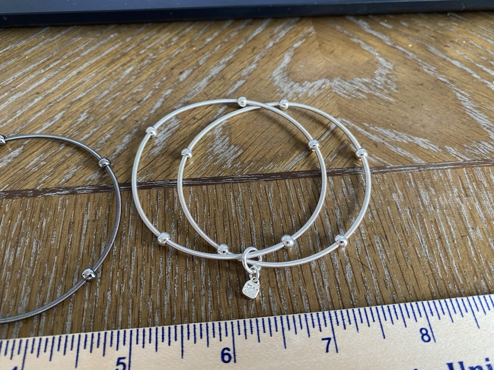 Nine West Flexible Bracelets in 2 in Silver, 1 in Gunmetal gallery