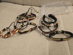 Rasta Braided Leather Bracelets Wrist Friendship Surfer Hippie UNISEX