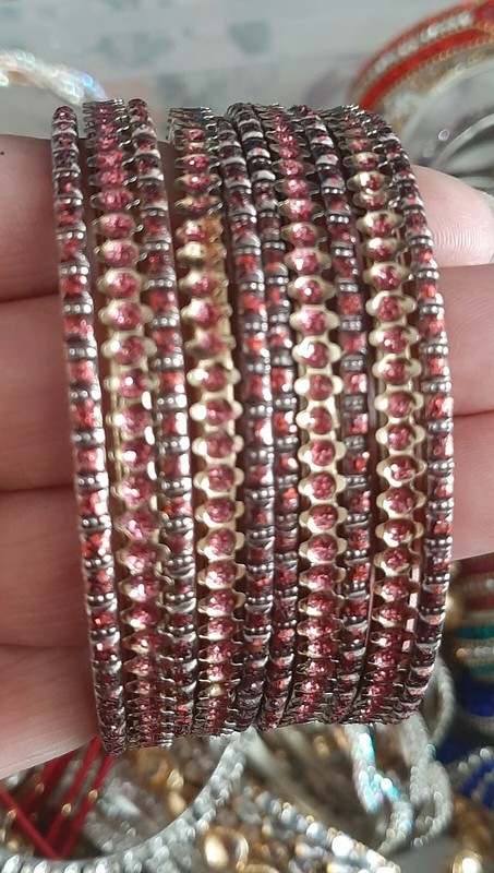 Bollywood Bangle Set Only £7.99. 10 pieces. Size 2.8 gallery