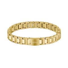 BOSS Men’s Bracelet Stainless Steel 1580753 Link Bracelet Gold Tone 20cm