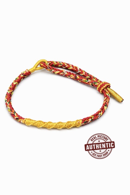 Red Lucky Money Bracelet Wealth Prosperity Abundance Handmade Feng Shui Gift gallery