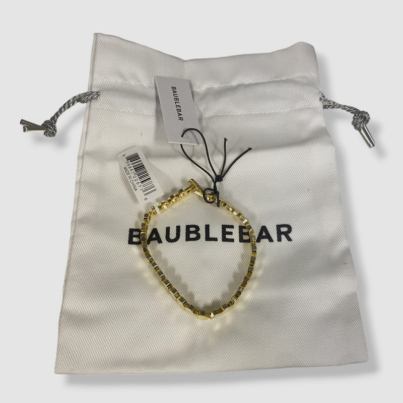 $50 BaubleBar Women's Gold Christa Hex Bead Bracelet gallery
