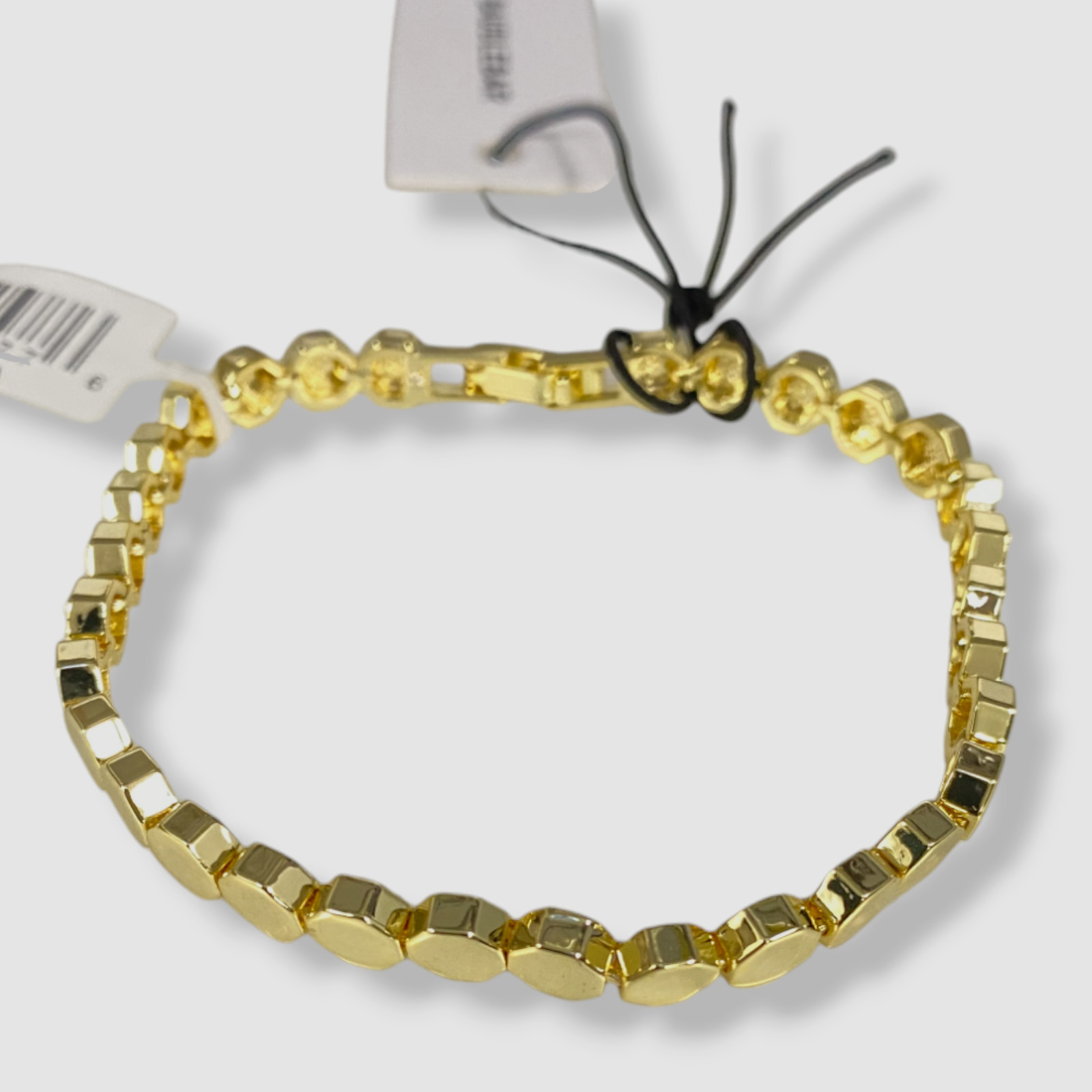$50 BaubleBar Women's Gold Christa Hex Bead Bracelet gallery