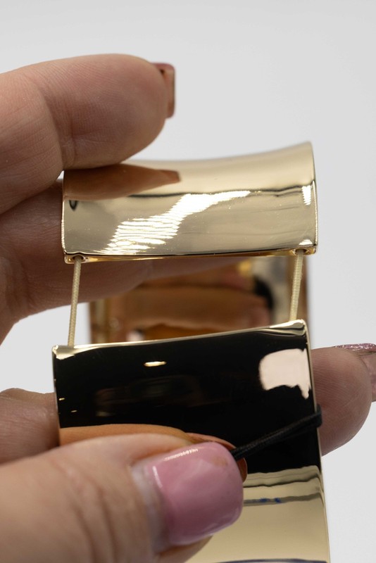 Open Edit Gold-Tone Cuff Nickel Free Nordstrom Bracelet NWT $35 gallery