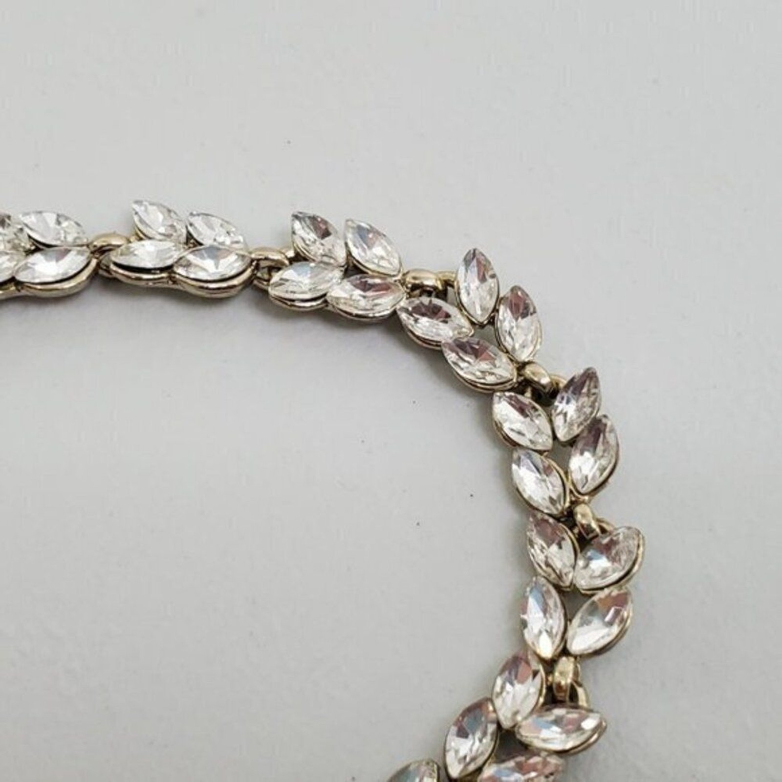 Accessorize Bracelet Rhinestone Silver‎ Tone Tear D gallery