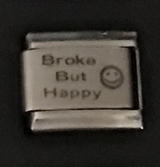 Broke But Happy WHOLESALE ITALIAN CHARM Link 9MM K2022BG4