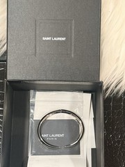 Brand New w/box Saint Laurent YSL Claw Bracelet In Brass Metal Size M