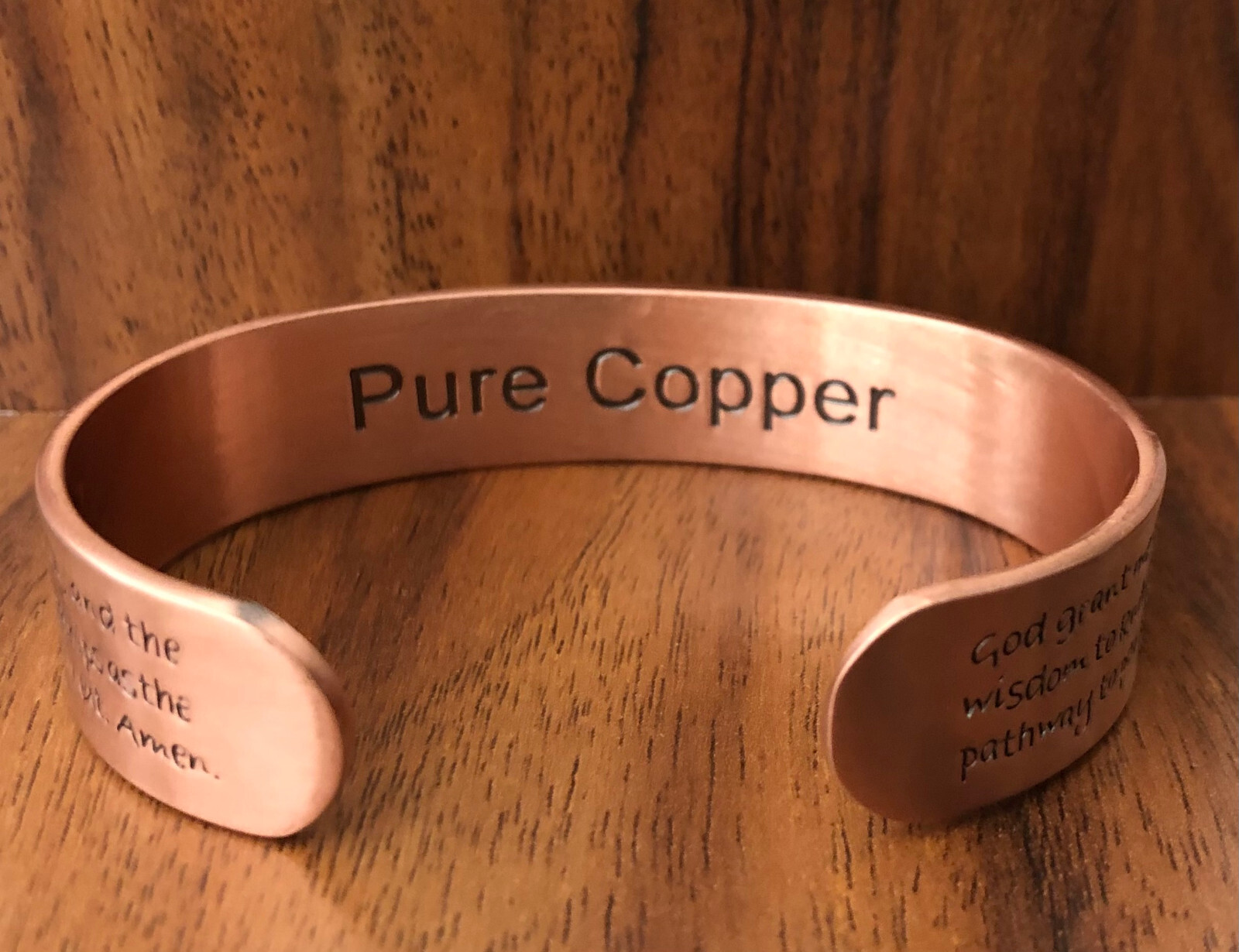 Cross Prayers Pure Copper Magnetic Bracelet Arthritis Pain Therapy Energy Cuff gallery