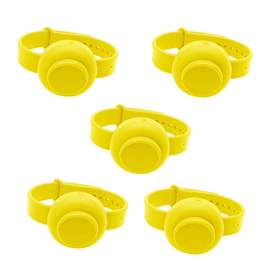 NEW Portable Silicone Soap Bracelet Wristband Hand Dispenser Band Squeeze V. gallery