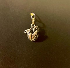 925 Sterling Silver Noah’s Ark Religious Charm Pendant 10mm