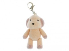 Dog Charm Zipper Pull Plush Animal Figure Pet Animal Flock