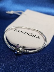 Pandora Disney Parks LinaBell Hong Kong Exclusive Snake Chain Bracelet 7in.