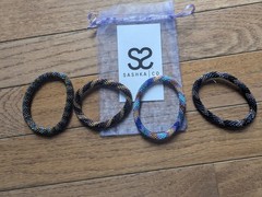 Sashka Beaded Bracelet Lot Of 4 Bracelets In Black/Multicolor NWOT