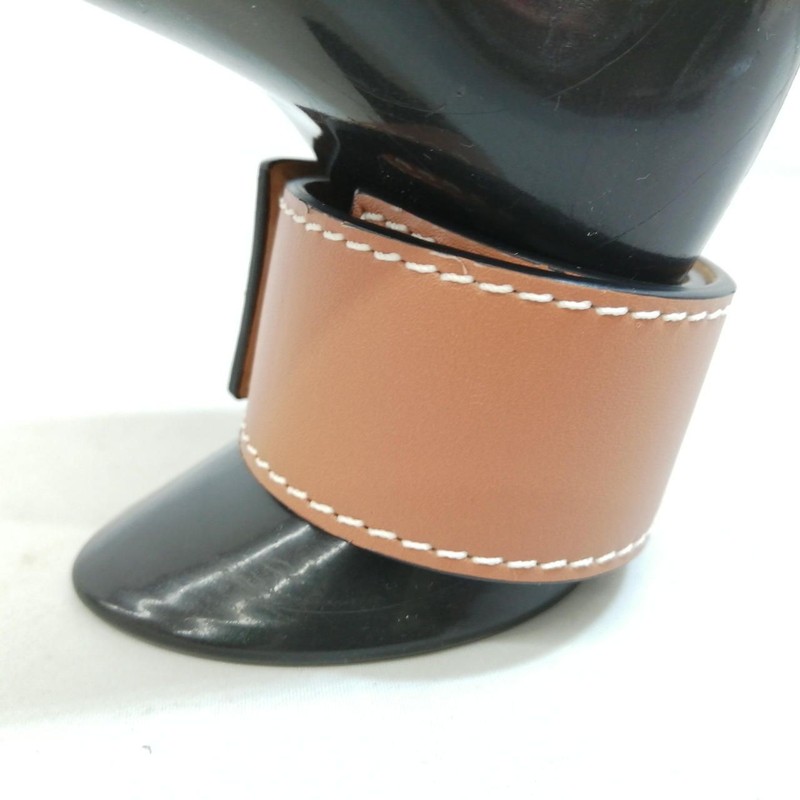 LOEWE Slap Bracelet Brown Used gallery