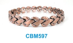 Men Copper link high power magnetic bracelet CBM597