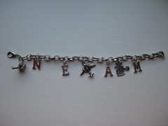 Silver Metal Bracelet Charms Aeroplanes Helicopter ‘M’ ‘E’ ‘N’ ‘A’ Adjustable
