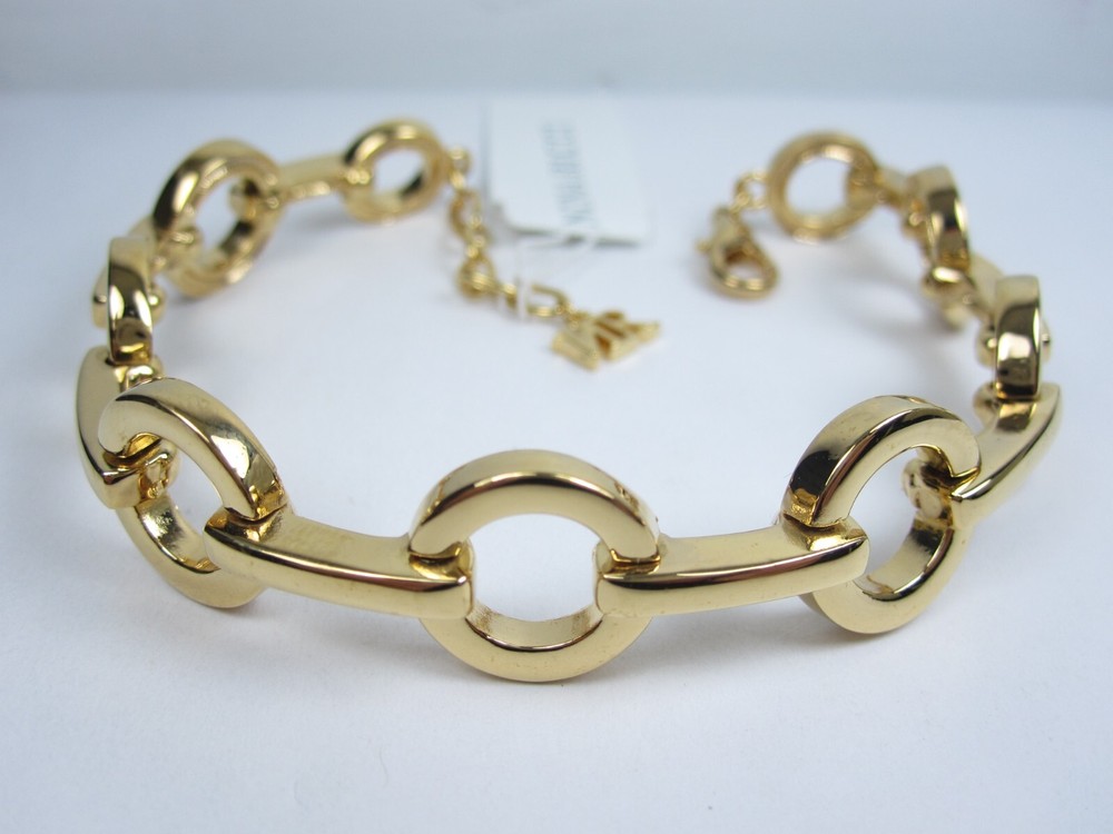 Nina Ricci Gold Plated Bracelet 7 1/2" - 8" - 6260