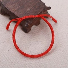 Handmade Braided Rope Bracelet Adjustable Knot String Friendship Multi Color