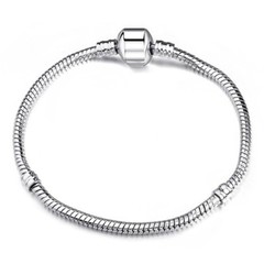 USA European Starter Bracelet For Core Beads Sizes 7, 8, 9 Inch Snake Chains