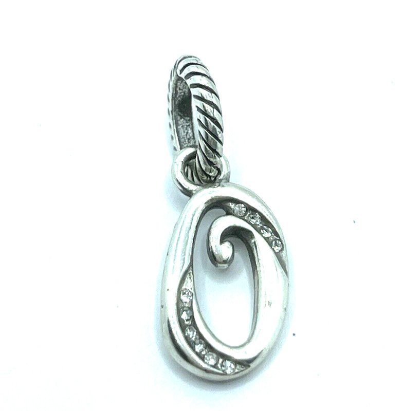 Brighton Zero “0” Number Numeric Pendant Silver Charm gallery