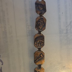 vintage native american coppper bracelet
