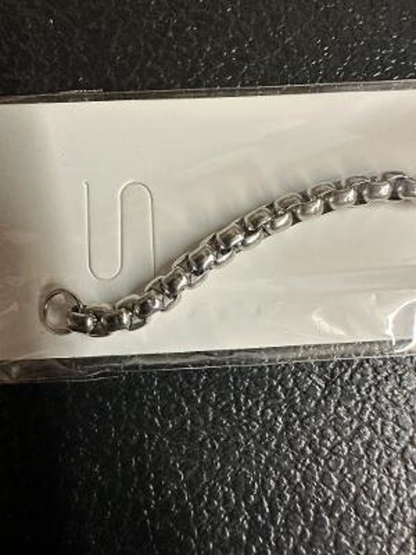 Stainless Steel 316L Bracelet made for Women & Men Brand New in Package 8" Long gallery