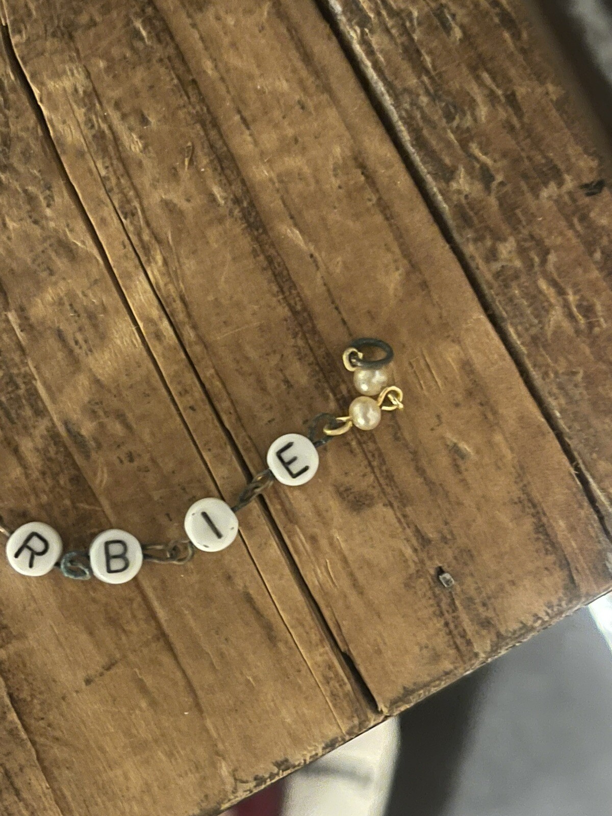 Vintage Handmade 1960’s Barbie Charm Letter Bracelet gallery