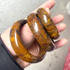Natural Chinese Mountain Mineral Pietre Stone Bracelet Bangle 56-64mm