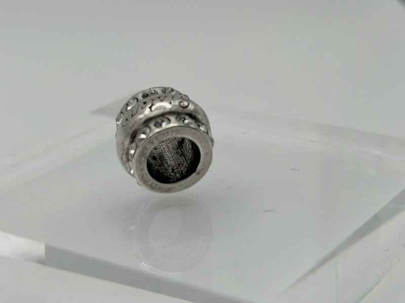 Brighton Sister Charm Silver Tone Crystal Bead Spacer Add a Bead gallery