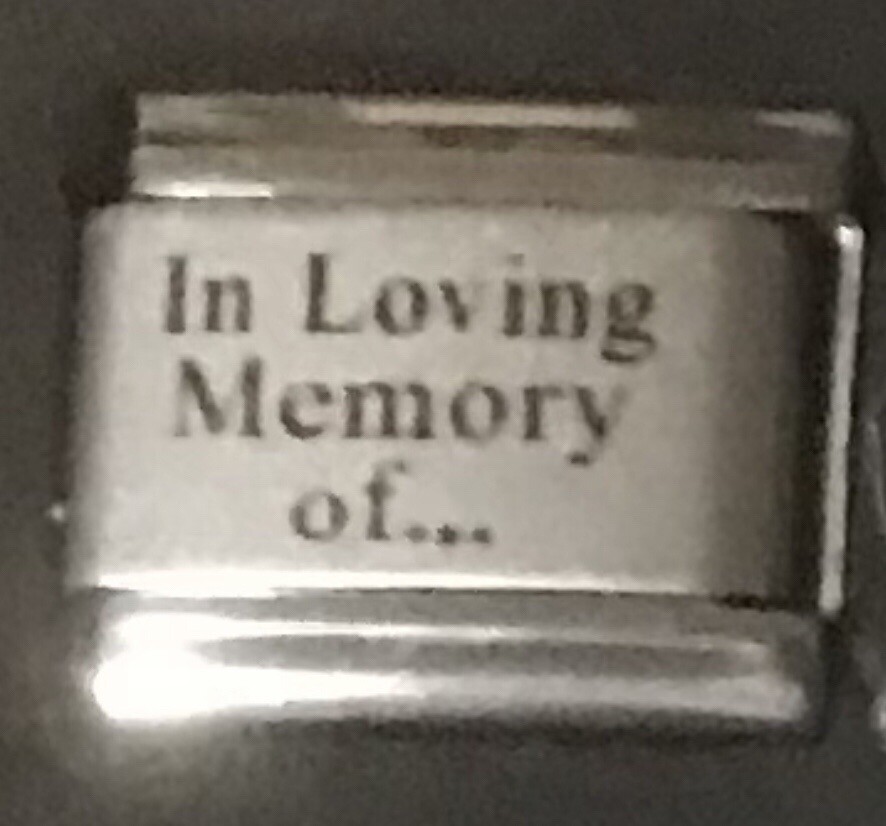 in loving memory of… Laser Wholesale ITALIAN CHARM 9MM K37