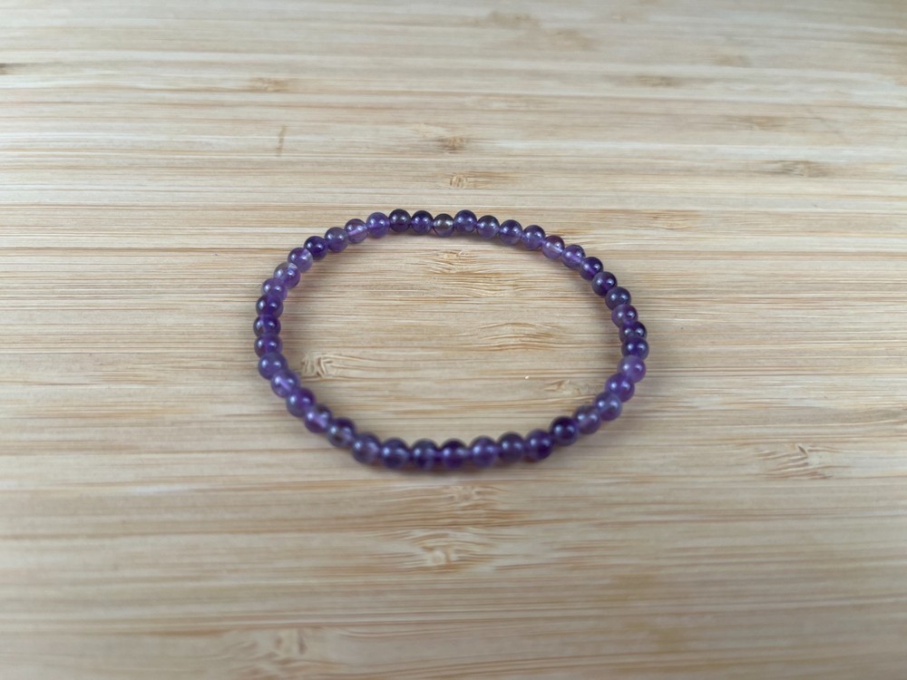 4mm-8mm Natural Gemstone Beaded Stretch Bracelet for Reiki Healing & Gifts