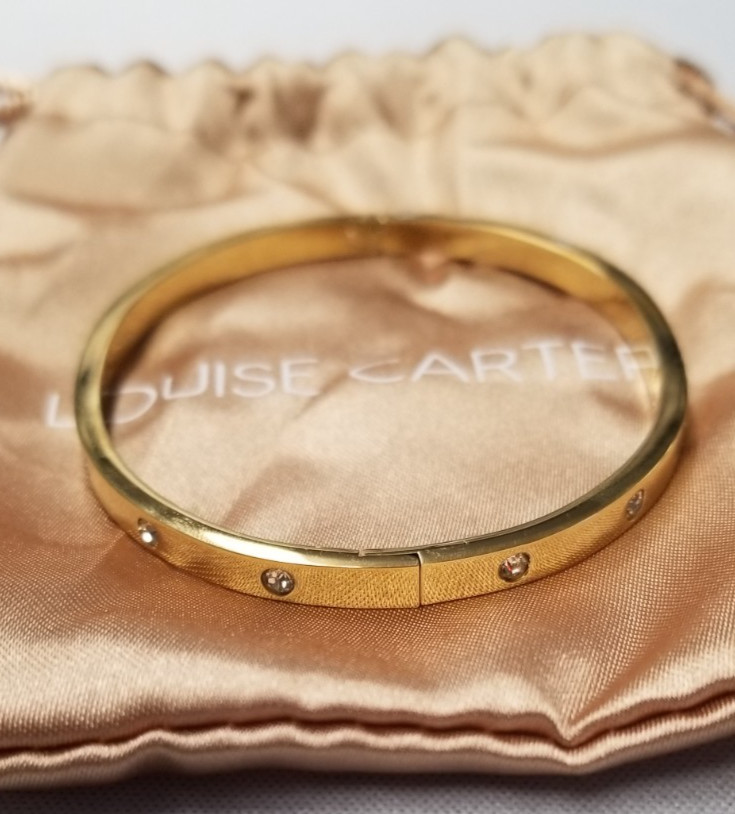 Louise Carter 18K Gold Plated Vina Bracelet 2.5" gallery