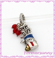 Brighton Firecracker Happy 4th of July USA Patriotic Charm