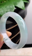 Cerified 52/53mm Natural Jadeite Old Pit Ice Floating Green Formal Bangle