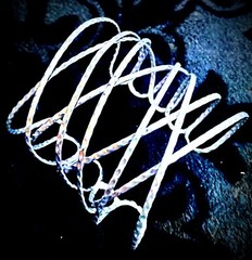 AVON MARK 3″ WIDE LARGE SILVER HAMMERED BENT OUT OF SHAPE SPIRAL CUFF’ BRACELET