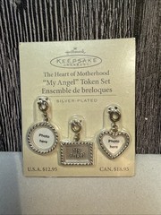 Hallmark The Heart of Motherhood Silver Plated My Angel Token Tags