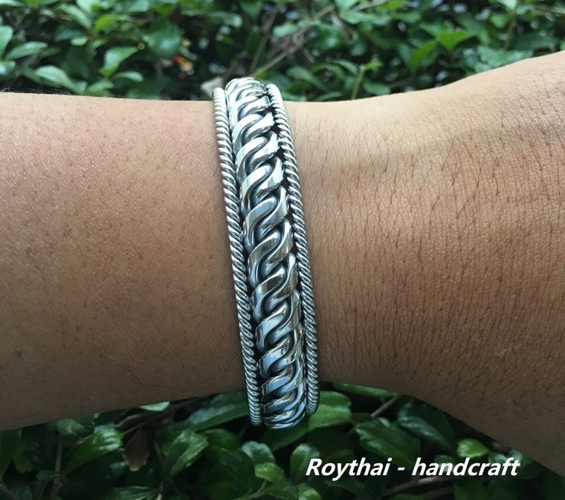 Bracelets Bangle Handmade Stainless Steel welding wire Silver Color #1 gallery
