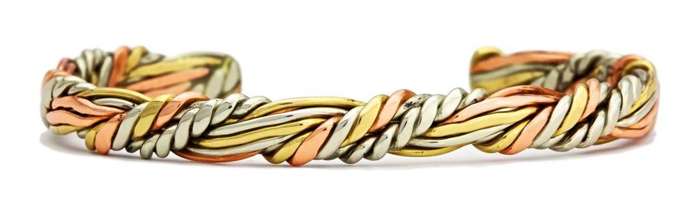 Sumerian Queen -Sergio Lub -Solid Copper Cuff Bracelet Non-Magnetic Medium 6-7in