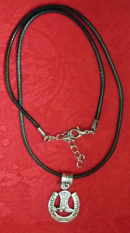 ANTIQUE SILVER HORSESHOE CHARM - BOOT - COUNTRY - 4H - GOOD LUCK - COLTS gallery